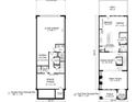 Terrace and first floor plan showing a garage, bonus/fitness area, kitchen, dining room, great room, and deck at 578 Brashy Street, Woodstock, GA 30188