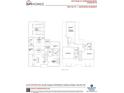 Layout of home showing bedrooms, kitchen, garage, living, bath, and laundry rooms at 106 Cottage Gate Ln, Roswell, GA 30076