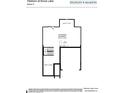 Floorplan shows the unfinished basement with bath rough-in and stairs at 428 Madison Lakeview Dr, Acworth, GA 30102