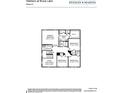 Floorplan shows the upper level with laundry room and four bedrooms at 428 Madison Lakeview Dr, Acworth, GA 30102