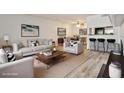 Spacious living room with modern furniture and hardwood floors at 313 River Mill Cir # 313, Roswell, GA 30075