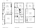 Detailed floorplan showcasing the layout of the home with labeled rooms and dimensions at 1983 American Way # 27, Kennesaw, GA 30144