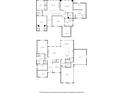 Two-story floor plan of the home, showing a spacious layout with an open-concept kitchen and multiple bedrooms at 1798 Braselton Hwy, Lawrenceville, GA 30043
