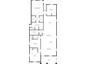 Detailed floor plan showcasing the layout of bedrooms, living spaces, and bathrooms at 1171 Eggleston Sw St, Atlanta, GA 30310