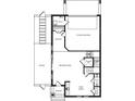 Basement floor plan featuring two car garage, recreation area, patio, and elevator access at 2315 Park Walke Dr, Alpharetta, GA 30009