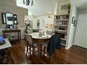 Bright dining area with hardwood floors and natural lighting, perfect for entertaining at 2191 Rockbridge Road, Stone Mountain, GA 30087