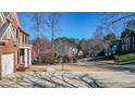 Scenic neighborhood view showcasing a well-maintained street and beautiful homes at 672 Red Sunset Cir, Powder Springs, GA 30127