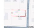 Real estate boundary map of the lot and property lines along Thomas St and Eastwood Dr at 1741 Thomas St, Decatur, GA 30032