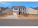 Charming two-story home with a well-manicured front yard and a two-car garage on a sunny day at 531 Eagles Nest Cir, Auburn, GA 30011