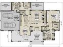 Detailed first floor plan showcasing the layout of the home at 109 Daxton Dr, Canton, GA 30115