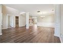 Spacious open-concept living room boasting hardwood floors and an abundance of natural light at 1309 Avington Glen Dr, Lawrenceville, GA 30045
