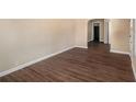Bright living room with wood floors and neutral paint colors at 2867 Mitchell Dr, Decatur, GA 30032