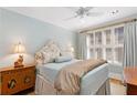 Comfortable bedroom with natural light, ceiling fan, and stylish furnishings at 30 Collier Nw Rd # 6, Atlanta, GA 30309