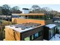 Modern rooftop featuring solar panels and sleek design elements at 238 Olympic Pl, Decatur, GA 30030