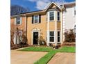 Inviting townhome featuring a well-manicured front yard and beautiful bay window at 4971 Jenny Dr, Acworth, GA 30101