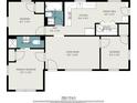 Detailed floor plan showcasing the layout of the home's living spaces at 850 Third St, Stone Mountain, GA 30083