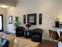 Inviting living room with stylish decor, comfortable seating, and modern artwork at 3311 Lindenridge Dr, Buford, GA 30519