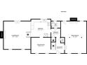 Floor plan featuring a spacious living room, kitchen, dining room, and Gathering room layout at 4332 N Hickory Ln, Douglasville, GA 30134