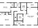 Upstairs floor plan featuring a Primary bedroom, two additional bedrooms, and two bathrooms layout at 4332 N Hickory Ln, Douglasville, GA 30134