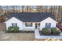 Inviting one-story home with manicured landscaping and a long driveway at 192 Conifer Ln, Rockmart, GA 30153
