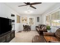 Comfortable living room featuring a leather sofa and decor at 2302 Abner Nw Pl, Atlanta, GA 30318