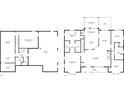 Detailed floor plan showcasing the layout of the home with labeled rooms and dimensions at 320 Red Fox Dr, Canton, GA 30114
