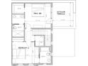 Detailed second floor plan featuring bedrooms, baths and terrace layout at 10849 Serenbe Ln, Chattahoochee Hills, GA 30268