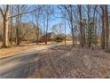 Long driveway leading to a beautiful home through a serene, wooded landscape at 238 Chappell Rd, Fayetteville, GA 30215