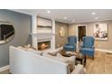 Inviting living room with a cozy fireplace, complemented by elegant furniture at 3186 Quail Ct, Decatur, GA 30034