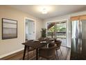 Cozy dining area with access to a deck, perfect for enjoying meals outdoors at 449 Clairemont Ave # E1, Decatur, GA 30030