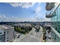 Beautiful aerial view showcasing the city, landscape, and modern building architecture on a sunny day at 361 17Th Nw St # 1021, Atlanta, GA 30363