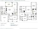 Detailed floor plan showcasing multiple bedrooms, bathrooms, kitchen, living space, and garage at 2160 Suncrest Point, Marietta, GA 30064