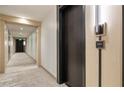 Hallway with modern lighting and unit number 1604 at 2425 Peachtree Ne Rd # 1604, Atlanta, GA 30305