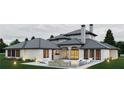 Luxurious backyard with sparkling pool, patio lounge area, and a stone accent wall at 4313 Acworth Dallas Rd Lot 2 Dr, Acworth, GA 30101