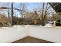 Exterior shot from white balcony showcasing surrounding neighborhood at 816 Frederica Ne St, Atlanta, GA 30306