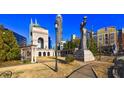 Beautiful park view with sidewalks and a statue for all the community to use at 260 18Th Nw St # 10302, Atlanta, GA 30363