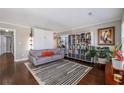 Cozy living room with stylish furniture, hardwood floors, and ample natural light at 4101 Spring Meadow Rd, Tucker, GA 30084
