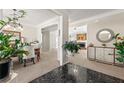 Inviting foyer leading to the dining and living areas, showcasing an open-concept design at 4184 Wyndham Park Cir, Decatur, GA 30034