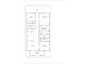 Detailed floor plan showcasing the layout, including bedrooms, bathrooms, kitchen, living room, and outdoor patio at 264 Haas Ave, Atlanta, GA 30316