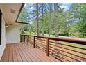 Spacious front porch with stained wood at 3363 Briarcliff Ne Rd, Atlanta, GA 30345