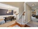 Open view of dining room and staircase, highlighting the home's interior design at 1283 Hada Ct, Lawrenceville, GA 30043