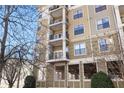 Close up of an condominium exterior featuring multiple balconies at 799 Hammond Dr # 219, Atlanta, GA 30328