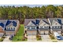 Aerial view of the community showing the home's location and neighborhood at 5620 Berney Cir, Powder Springs, GA 30127