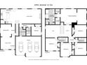 Detailed floor plan showcasing the layout of the home's two floors, including rooms and features at 2592 Jacanar Sw Ln, Atlanta, GA 30331