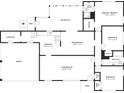 Detailed floor plan showcasing layout, including bedrooms, bathrooms, kitchen, living room, and sunroom dimensions at 2458 Kelly Lake Dr, Decatur, GA 30032