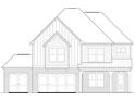 New construction two-story home featuring a three-car garage and brick and siding exterior at 723 Crest Line Trl, Powder Springs, GA 30127