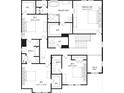 Second-floor plan featuring bedrooms, bathrooms, and a laundry room at 723 Crest Line Trl, Powder Springs, GA 30127
