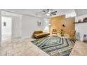 Cozy living room featuring modern decor, including a stylish rug, comfortable seating, and contemporary finishes at 198 Ponce De Leon Ne Ave # 2A, Atlanta, GA 30308