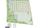 Detailed community map showcasing lot layout, green spaces, parking and amenities at 2034 E Avalon Ridge, Conyers, GA 30013