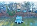 Waterfront property with private boat dock for easy lake access and recreational activities at 5 Yachting Way, Acworth, GA 30102